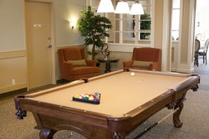 Billiards or Pool in Winnipeg Retirement