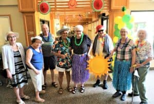 Summer activities at Seine River residence in Winnipeg.