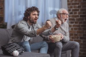 Generations cheering