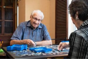 5 Ways You Can Help Slow the Progression of Dementia - All Seniors Care Man_puzzle