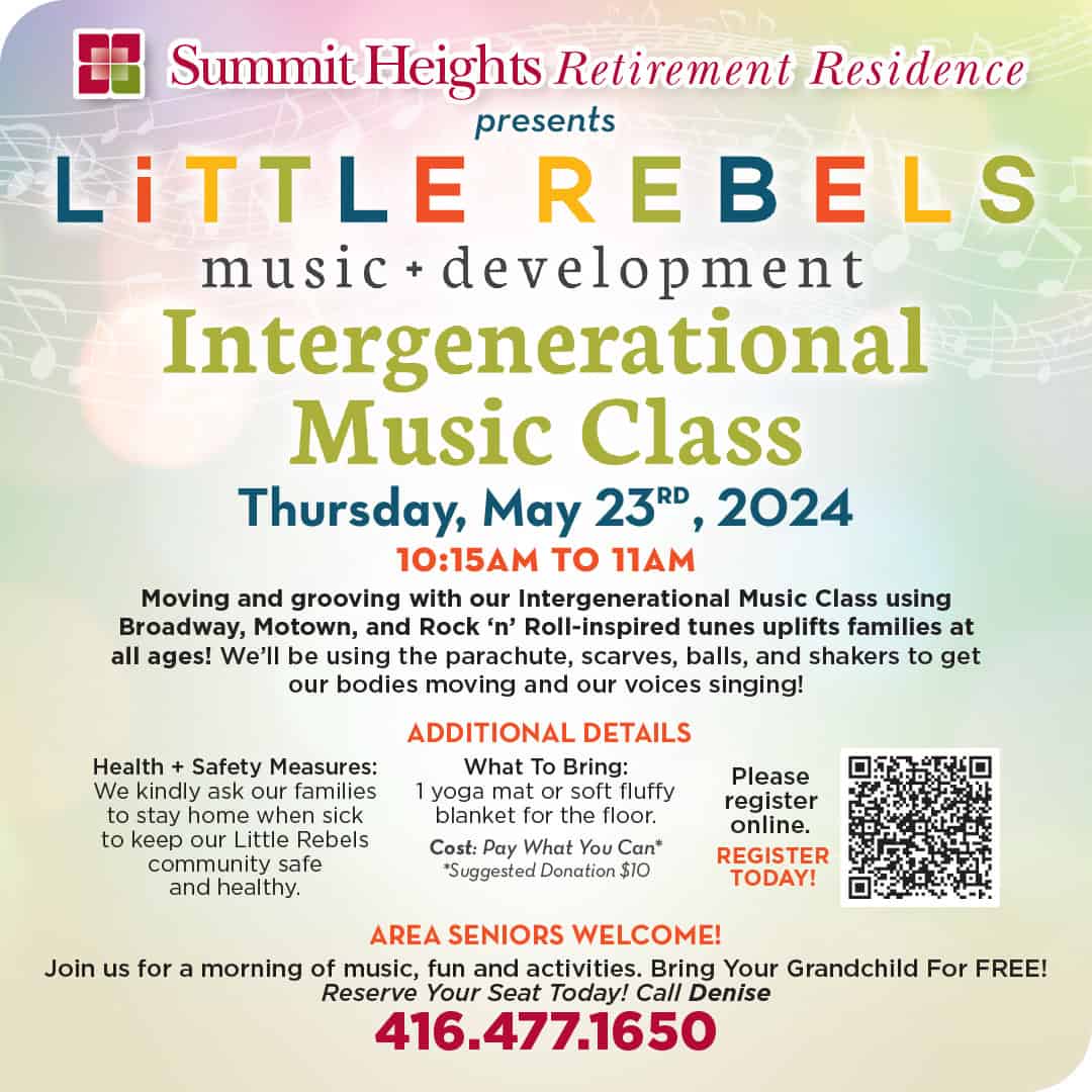 Featured image for “Hamilton Music Program Connects Seniors with Preschoolers”