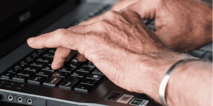Senior Safety Part 2: Keeping You Safe at All Seniors Care - All Seniors Care typing keyboard