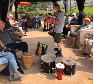 Best End of Summer Activities for Seniors - All Seniors Care drummer